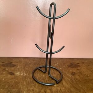 6 Mugs Holder 15” Stainless Steel Display, From Bed Bath & Beyond.